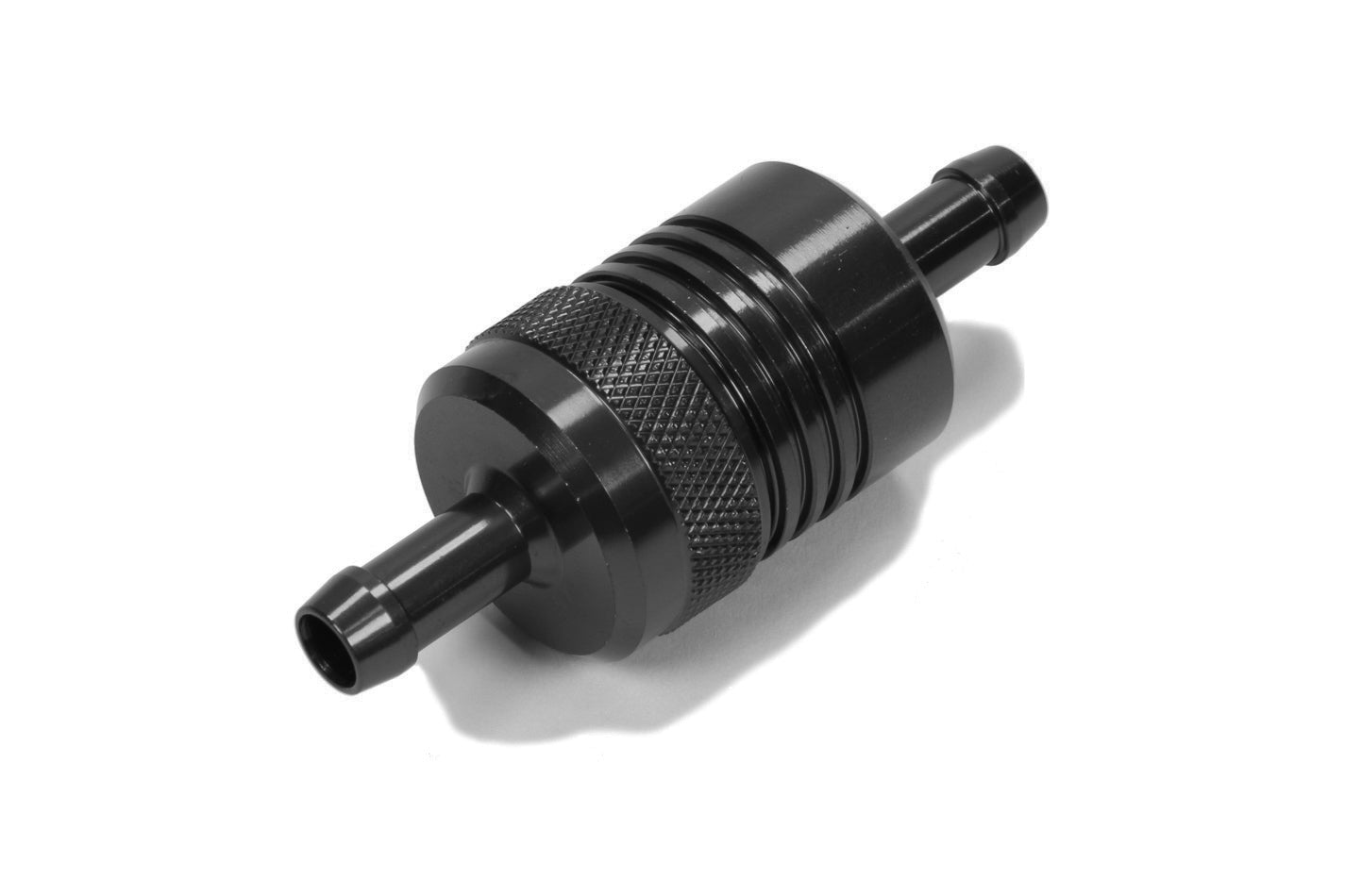 Russell Fuel Filter 645090 In-Line 40 Micron Sintered Bronze Element for 5/16 inch Hose Barb Connections