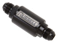 Russell 650133 Competition Series In-Line Fuel Filter with Stainless Steel Element and 6 AN Male Fittings