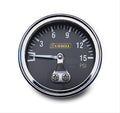 Russell 650350 Mechanical Pressure Gauge 0-15 psi, 1-1/2 Inch Diameter, Black Face, NPT Port