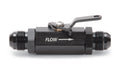 Russell 650643 Shutoff Valve 8AN Male Aluminum Black Anodized