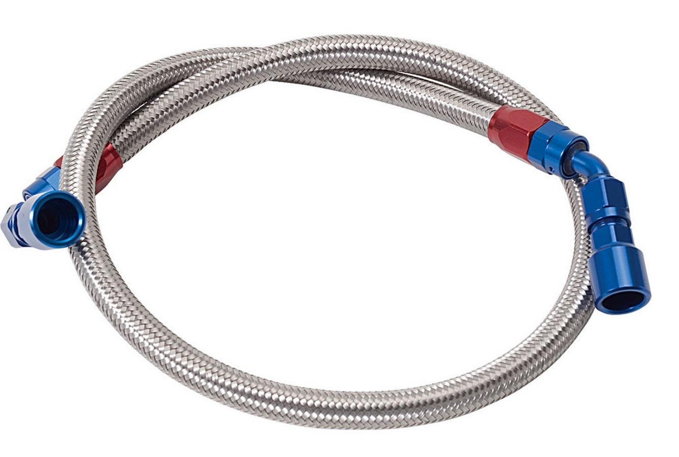 Russell 651111 Fuel Line Kit for Jeep Wrangler 4.0L with 6 AN Braided Stainless Steel and Quick Connect Fittings