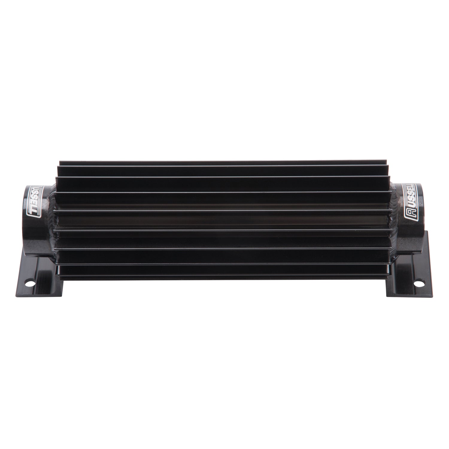 Russell 651470 8-Inch Heat Sink Trans Cooler Aluminum with Black Powder Coat, 10.375 x 2.25 x 3.125 Inches
