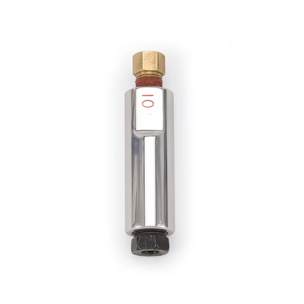 Russell Residual Pressure Valve 654040, 10 lb, Polished Aluminum, 3/8 in NPT Inlet and Outlet