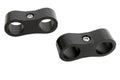 Russell 654303 6AN Hose Separator Pair in Black Anodized Aluminum