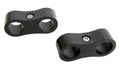 Russell 654313 8AN Aluminum Hose Separator Black Anodized Pair