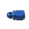 Russell 660010 8AN Female to 4AN Male Adapter Coupling Nut Aluminum Blue Anodized