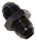 Russell 660373 10AN Male to Male Aluminum Fitting with Black Anodized Finish