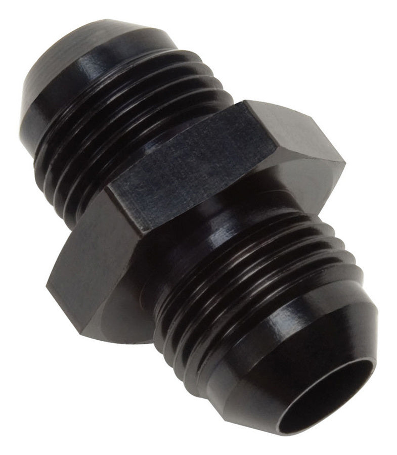 Russell 660373 10AN Male to Male Aluminum Fitting with Black Anodized Finish