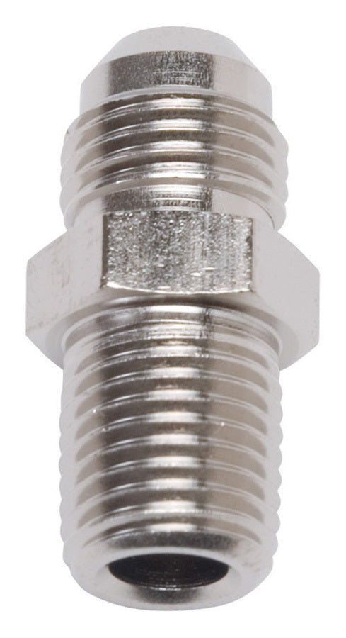 Russell 660441 Endura Adapter Fitting 6 AN Male to 1/4 Inch NPT Male Aluminum Nickel Anodized