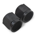 Russell 660563 4AN to 1/4 Inch Tube Nut Set of 6 Aluminum Black Anodized