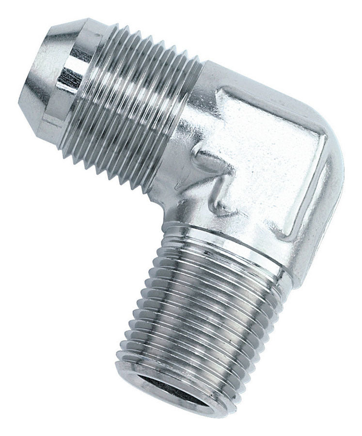 Russell 660792 #3 to 1/8 NPT 90 Degree Stainless Steel Adapter