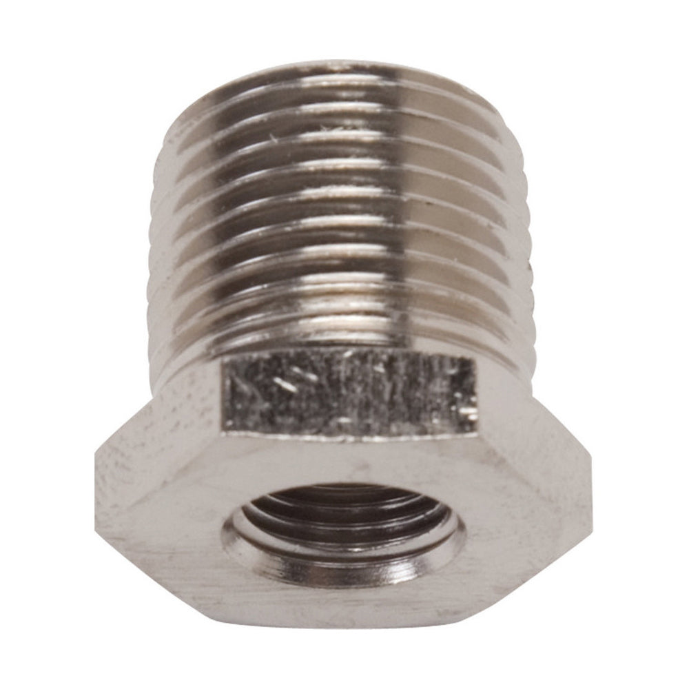 Russell 661551 Endura 1/4 Inch to 1/8 Inch NPT Bushing Reducer Aluminum Nickel Anodized