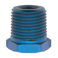 Russell 661580 Bushing Reducer 1/2 Inch NPT Male to 3/8 Inch NPT Female Aluminum Blue Anodized