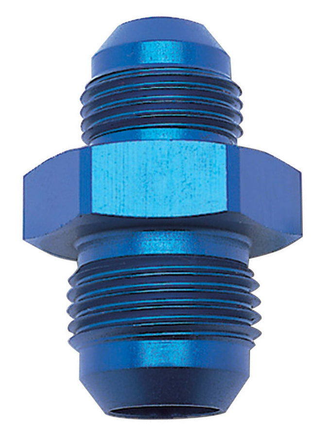 Russell 661770 Flare Reducer Adapter 6 AN Female to 8 AN Male Aluminum Blue Anodized