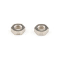 Russell 661871 Endura Bulkhead Nut 3AN Aluminum Chrome Pair