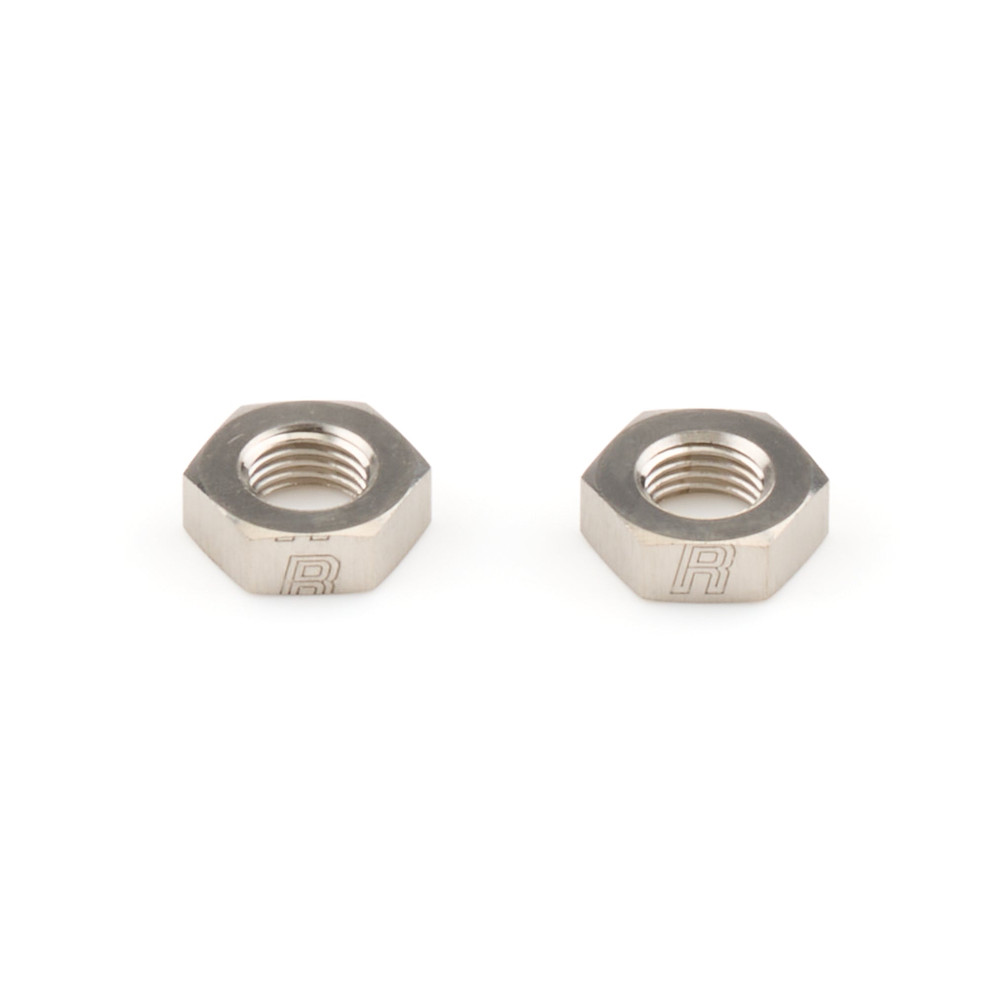 Russell 661871 Endura Bulkhead Nut 3AN Aluminum Chrome Pair