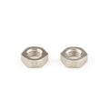 Russell 661881 Endura Bulkhead Nut #4 AN Aluminum Chrome Pair