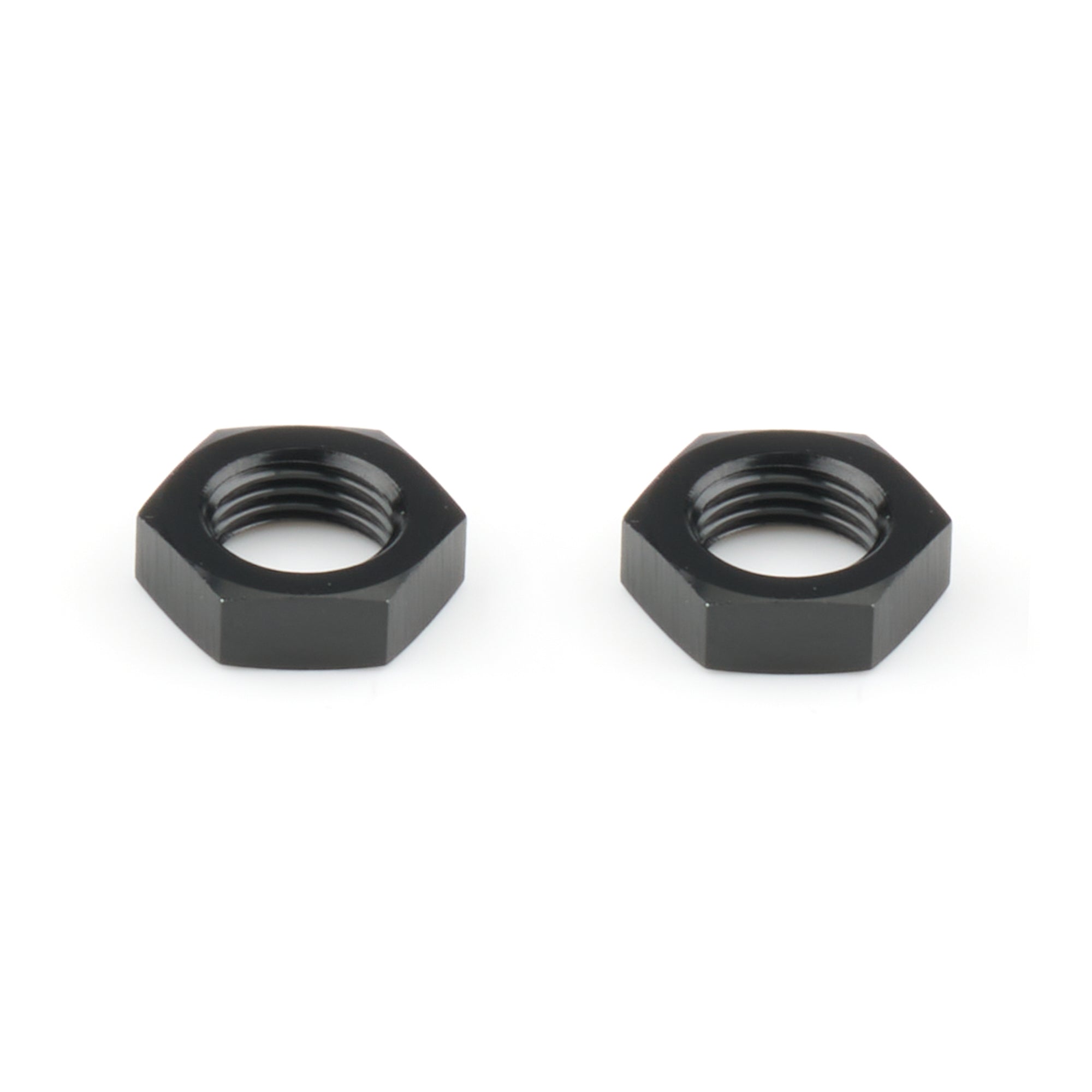 Russell Bulkhead Nut #6 Aluminum Black Anodized for Automotive and Marine Applications