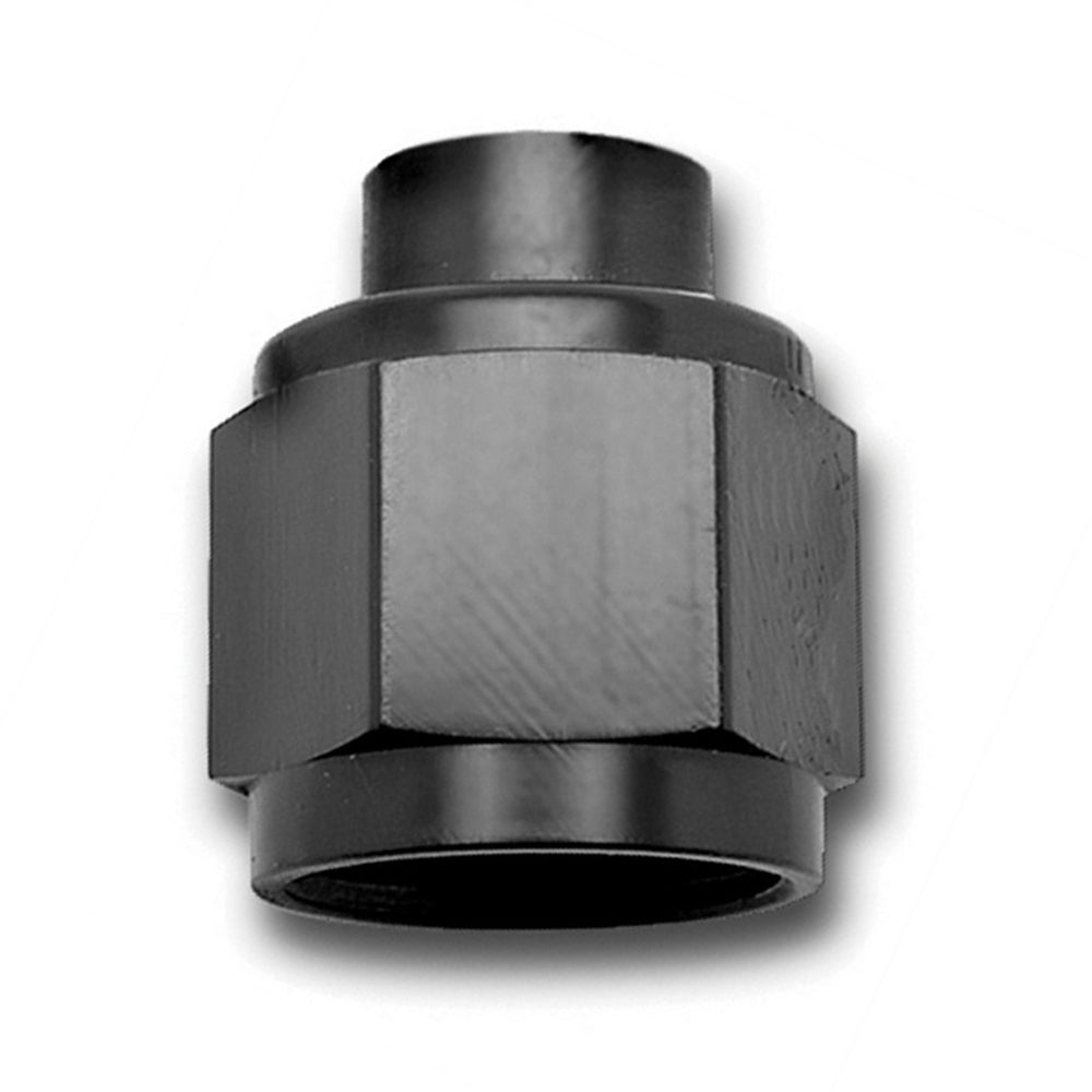 Russell P/C 661973 Aluminum Black Anodized 8 AN Flare Cap