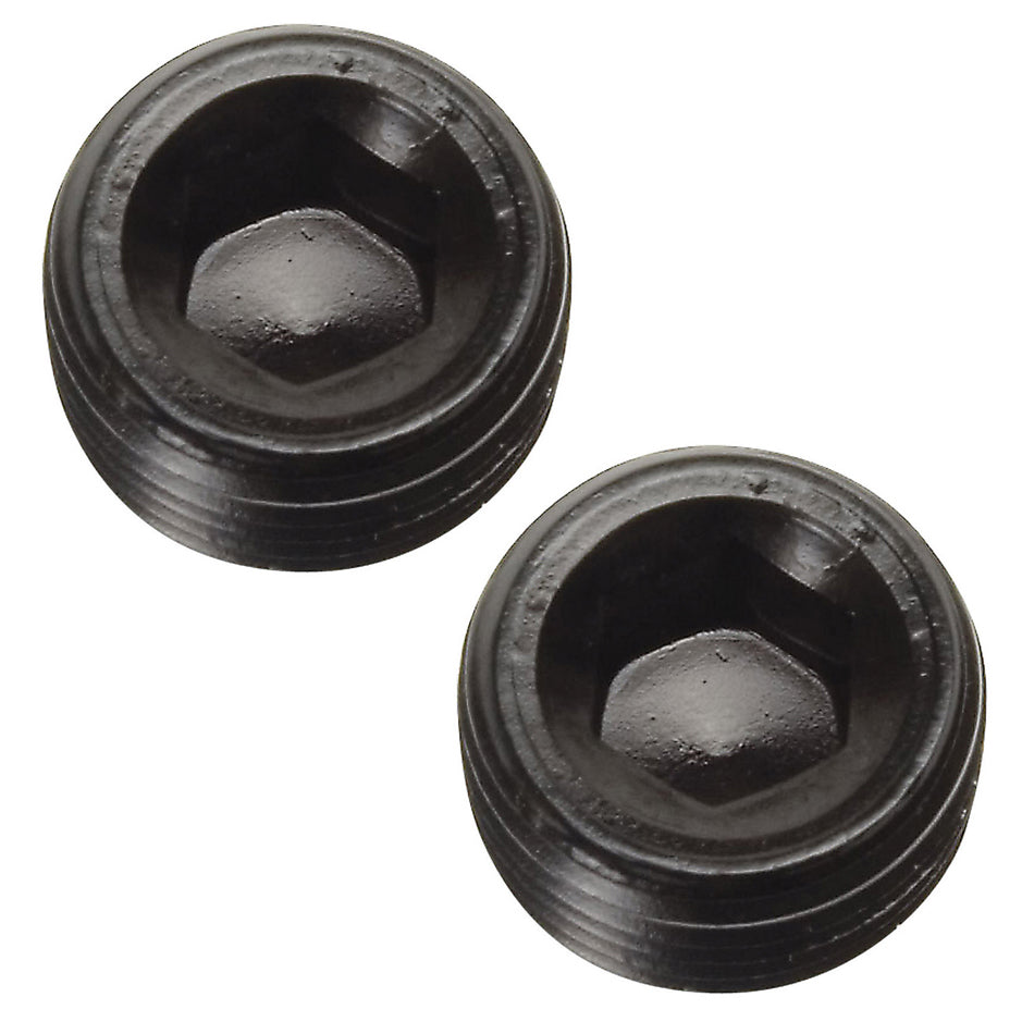 Russell 662033 1/8 Inch NPT Pipe Plug with Allen Head, Aluminum, Black Anodized