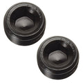 Russell 662043 1/4 Inch NPT Pipe Plug with Allen Head, Black Anodized Aluminum, Pair
