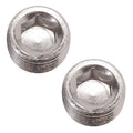 Russell 662051 Endura Pipe Plug Fitting 3/8 Inch NPT Aluminum Nickel Anodized Pair