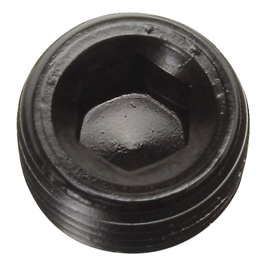 Russell 662063 1/2 Inch NPT Pipe Plug Aluminum Black Anodized