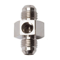 Russell 670001 Endura Union Fitting - #6 Male with 1/8 Inch NPT Pressure Port, Aluminum, Nickel Anodized