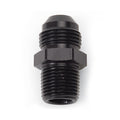 Russell 670033 P/C #10 to 3/8 Inch NPT Straight Adapter Fitting Aluminum Black Anodized