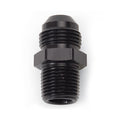 Russell 670153 Adapter Fitting, 6 AN Male to 1/2 Inch NPT Male, Aluminum, Black Anodized