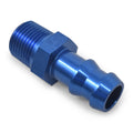 Russell 670220 3/8 Inch Pipe to 3/8 Inch Barb Adapter Aluminum Blue Anodized