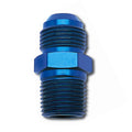 Russell 670510 Adapter Fitting #6 Male to 12mm x 1.5 Male Aluminum Blue Anodized