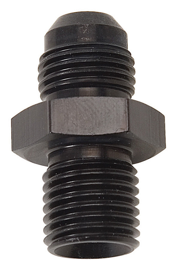 Russell 670533 6AN Male to 16mm x 1.50 Male Adapter Fitting, Aluminum, Black Anodized
