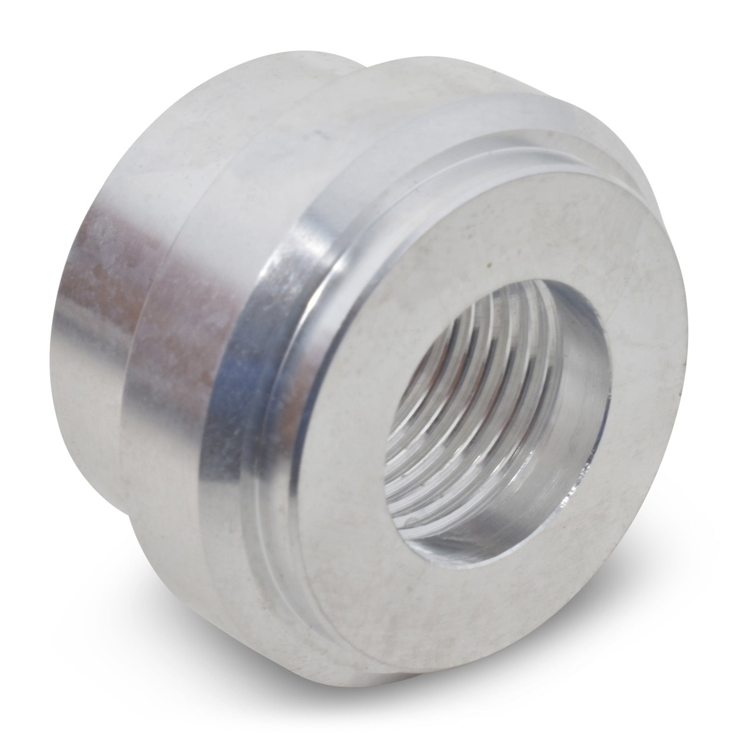 Russell 670740 1/8 Inch NPT Female Weld-On Bung in Natural Aluminum