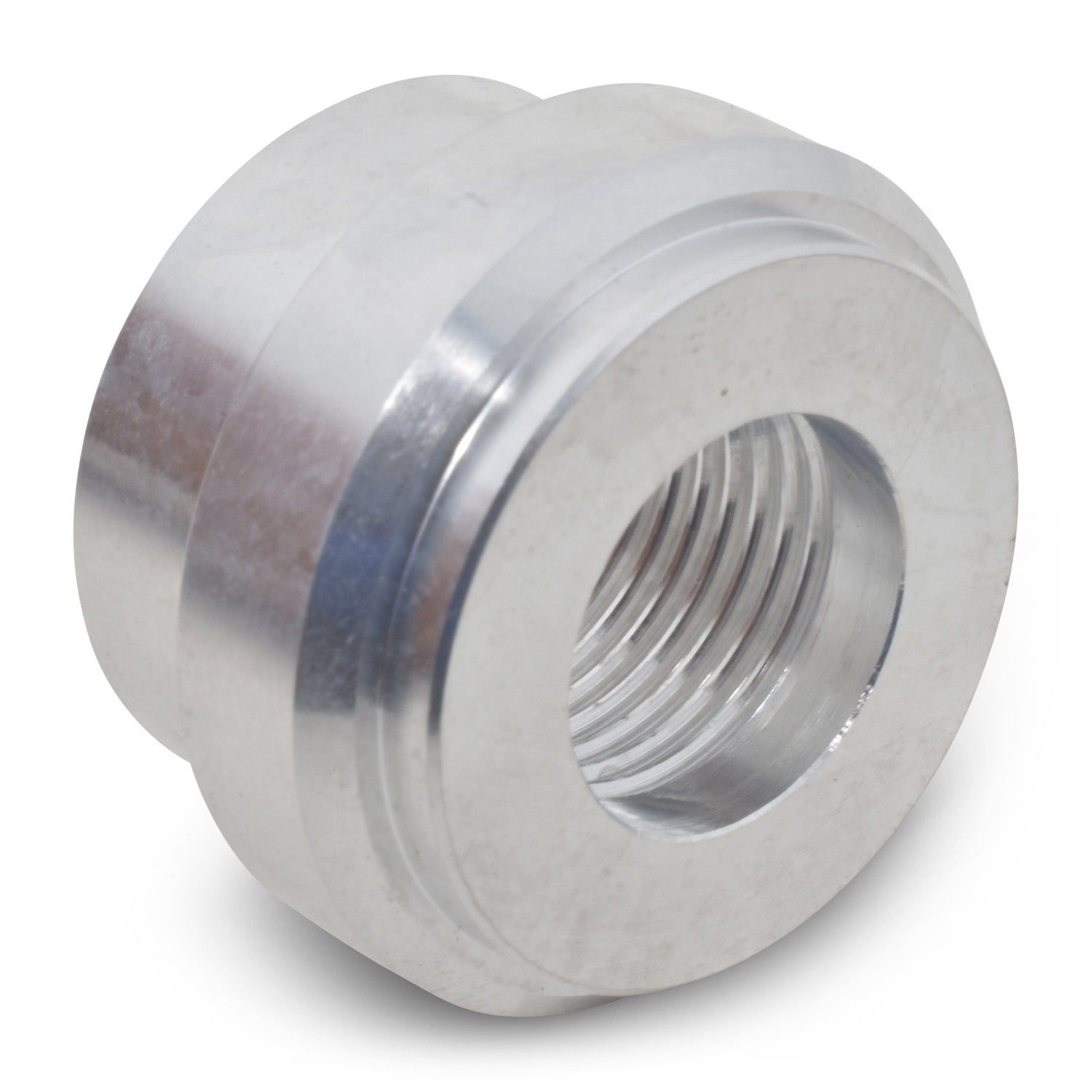 Russell 670760 3/8 Inch NPT Female Weld Bung Aluminum Natural Finish