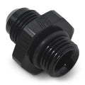 Russell 670940 10AN to 8AN O-Ring Male Adapter, Aluminum, Black Anodized