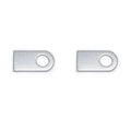 Russell 683943 Brake Hose Mounting Bracket Weld-On Pair, Steel, 0.625 Inch Holes