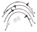 Russell Brake Hose Kit for Honda Civic 1999-2002, Braided Stainless Steel, Front and Rear Disc