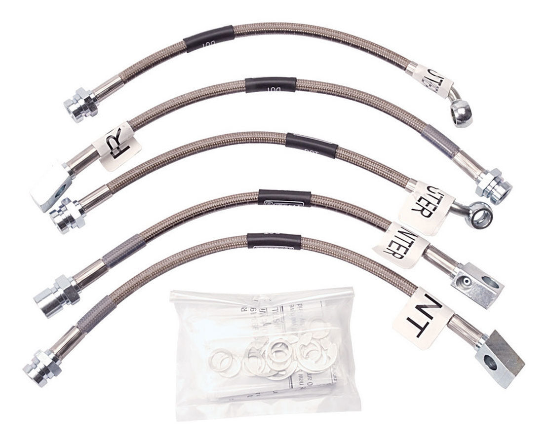 Russell Brake Hose Kit 692260 for GM F-Body 1993-1997, Street Legal, DOT Approved, Braided Stainless Steel, Without Traction Control