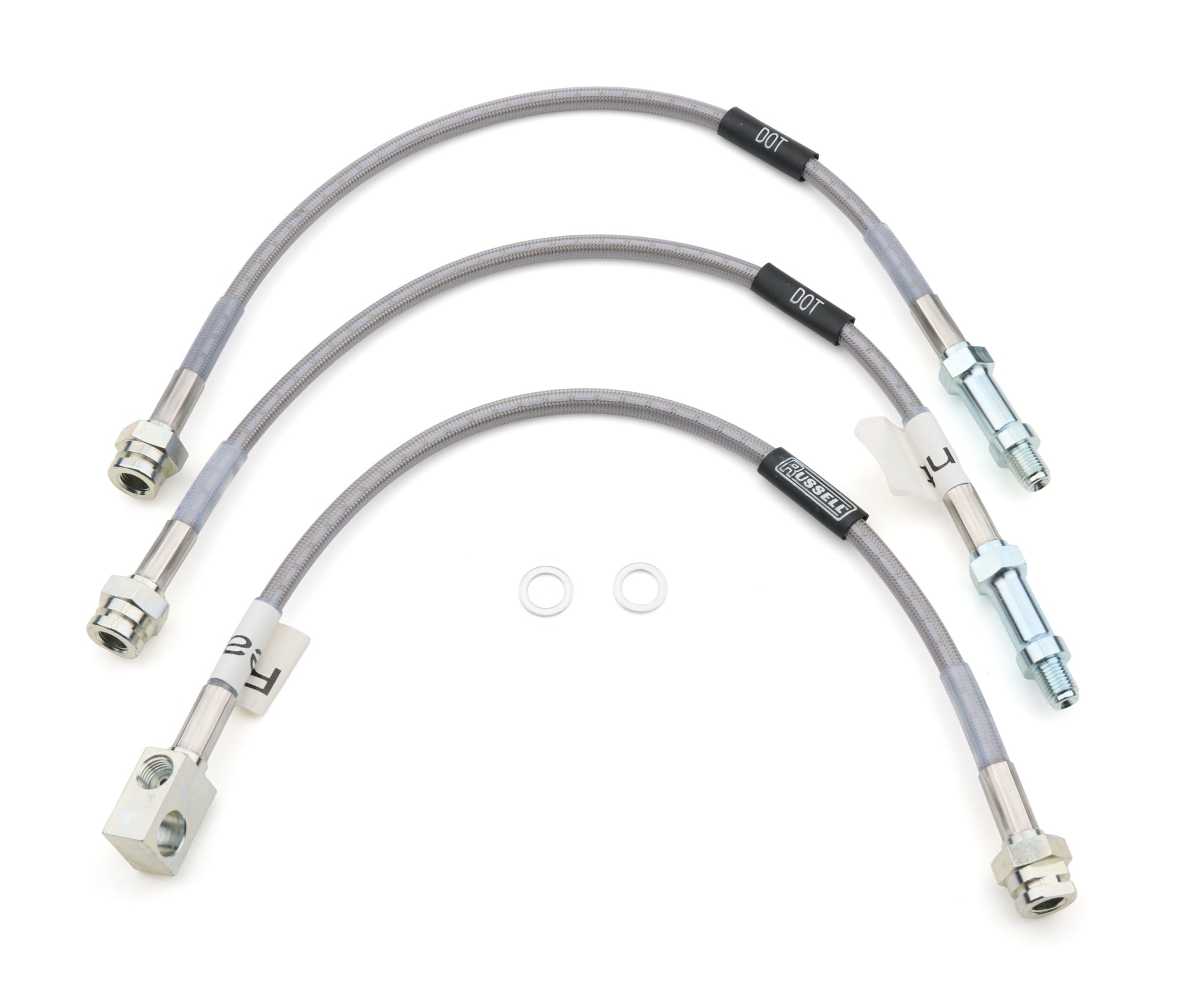 Russell Brake Hose Kit for Ford Mustang 1965-1967 Front Disc and Rear Drum
