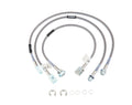 Russell Brake Hose Kit for GM Trucks 1988-2000, Braided Stainless Steel, 4 Inch Lift, DOT Approved