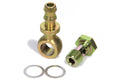 Russell 697080 14mm Banjo to #6 Twist Lock Hose Adapter with Steel Banjo Fitting