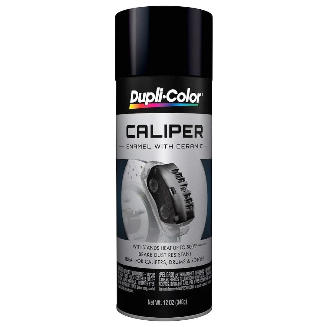 Dupli-Color BCP102 Brake Caliper Paint 12 oz High Temperature Gloss Black Aerosol
