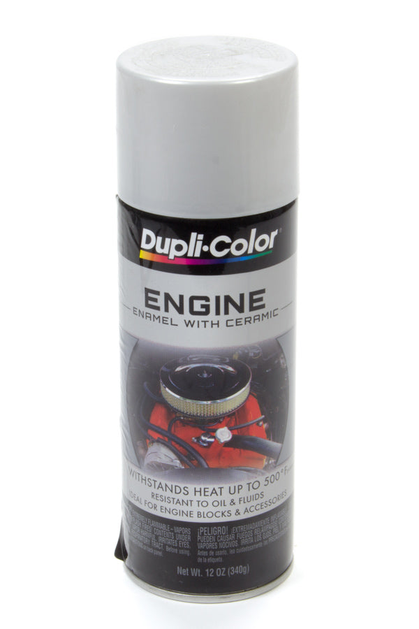 Dupli-Color DE1615 High Temperature Engine Enamel in Gloss Aluminum 12 oz Aerosol