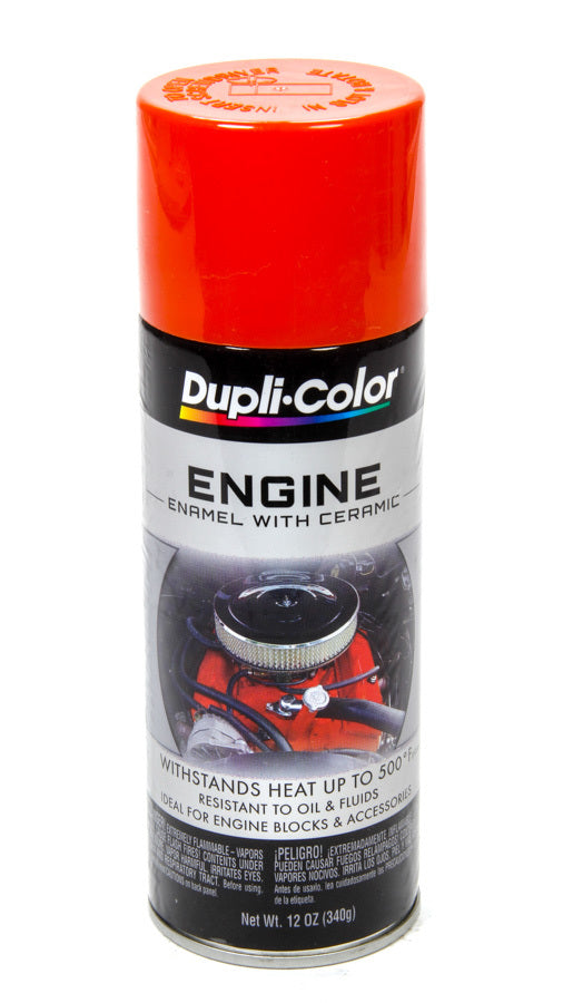 Dupli-Color DE1620 Chevy Orange High Temperature Enamel Engine Paint, 12 oz Aerosol