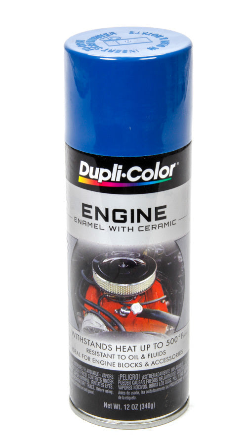 Dupli-Color DE1621 High Temperature Engine Paint in Old Ford Blue, 12 oz Aerosol