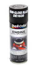 Dupli-Color DE1635 Semi Gloss Black Engine Paint 12 oz Aerosol