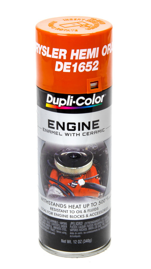 Dupli-Color DE1652 Hemi Orange High Temperature Engine Paint 12 oz Aerosol