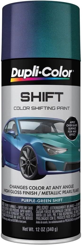 Dupli-Color Krylon SH500 Color Shifting Paint Purple and Green 12 oz Aerosol