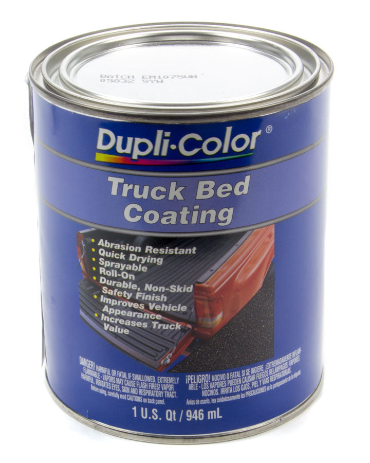Dupli-Color Krylon TRQ254 Truck Bed Coating, 1 Quart Rubberized Black Bedliner